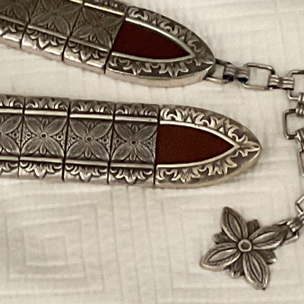 Brighton Leather and Silver Belt - Picture 3 of 3